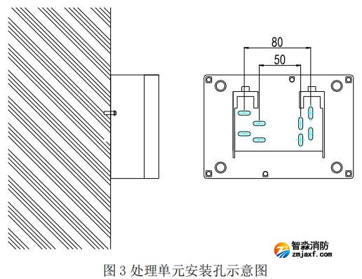 JTW-LD-GST85A纜式線型感溫火災探測器安裝示意圖